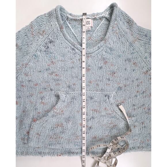 Urban Outfitters BDG Ryleigh Chunky Knit Pullover V-Neck Sweater Blue Size Large - Picture 11 of 11
